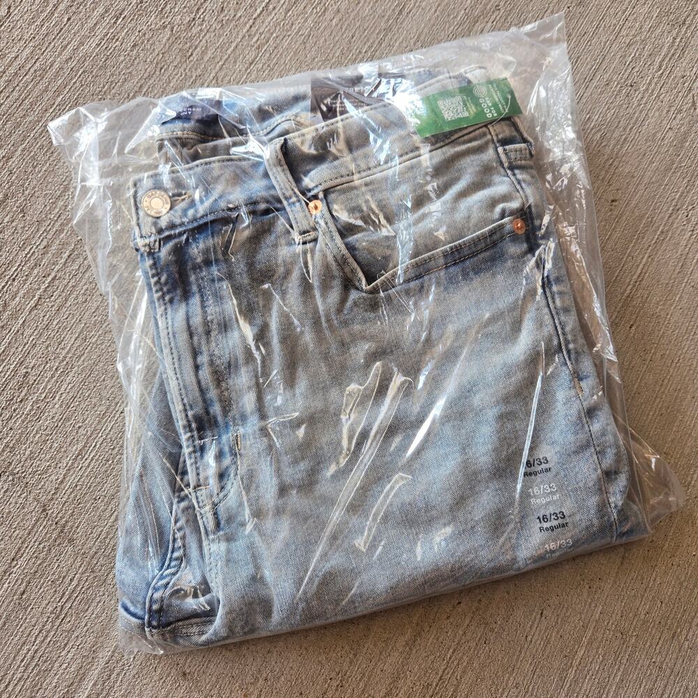 Gap Universal Skinny Jegging Jean NWT High Rise 16/33 Light Wash Denim Y2K 90's - Picture 2 of 4